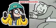 Killjoy doing the "hold up' pose from the Fallout meme (Image via Sportskeeda)